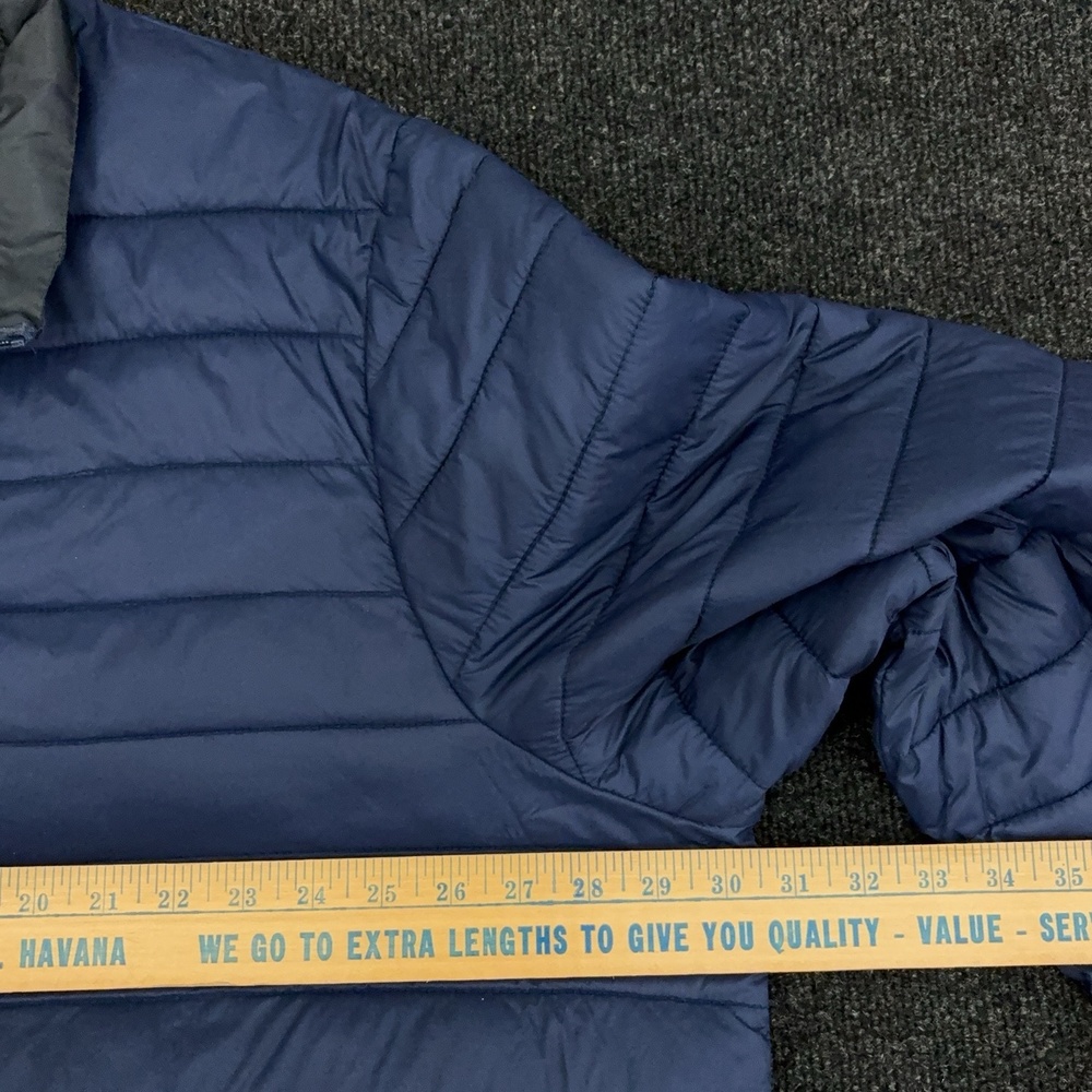 SwissTech Jacket Mens 3XL Blue Puffer Quilted Full Zip Insulated Winter Outdoor